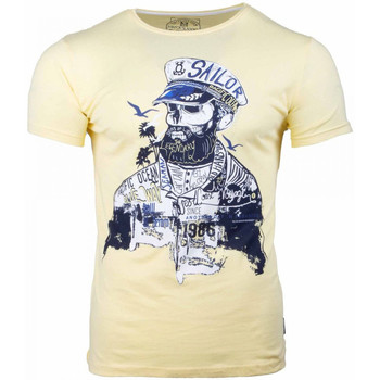 Vêtements Homme T-shirts manches courtes La Maison Blaggio MB-MENTOR Jaune