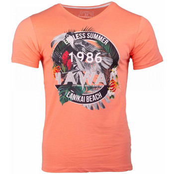 Vêtements Homme T-shirts manches courtes La Maison Blaggio MB-MANDOR Orange