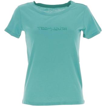 Vêtements Femme T-shirts manches courtes Teddy Smith T-ticia 2 mc Vert