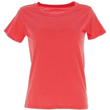 Vêtements Femme T-shirts manches courtes Teddy Smith T-ticia 2 mc Rouge