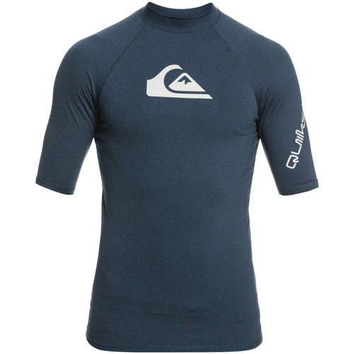 Vêtements Homme T-shirts polo manches courtes Quiksilver All Time Bleu