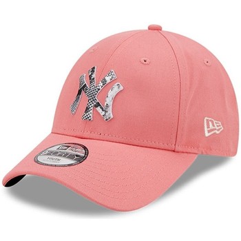 Accessoires textile Fille Casquettes New-Era NY Yankees Wild Camo 9Forty Cadet Rose