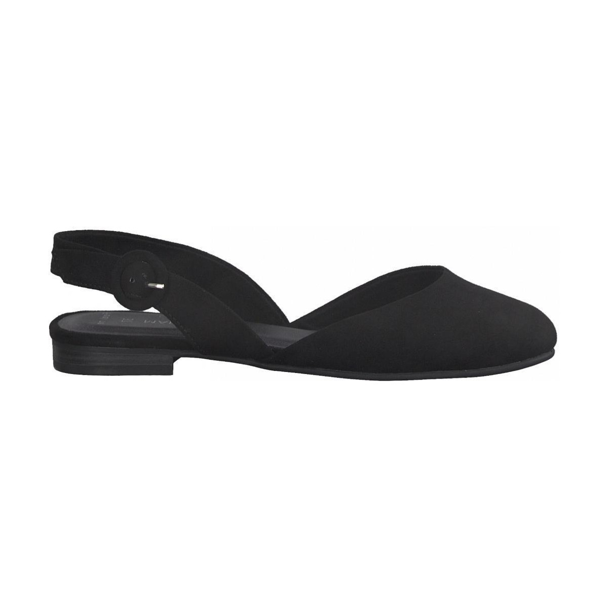 Chaussures Femme Sandales sport Marco Tozzi Black Casual Low Heel Sandals Noir