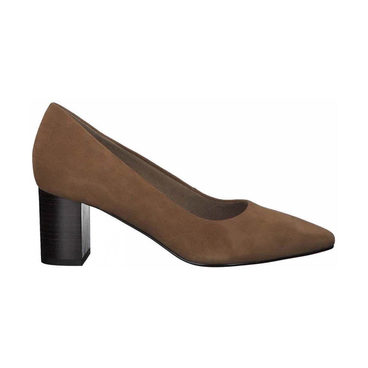 Chaussures Femme Escarpins Tamaris Brown Elegant Leather Heels Marron