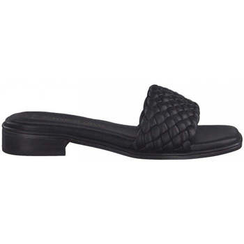 chaussons marco tozzi  black casual open slippers 