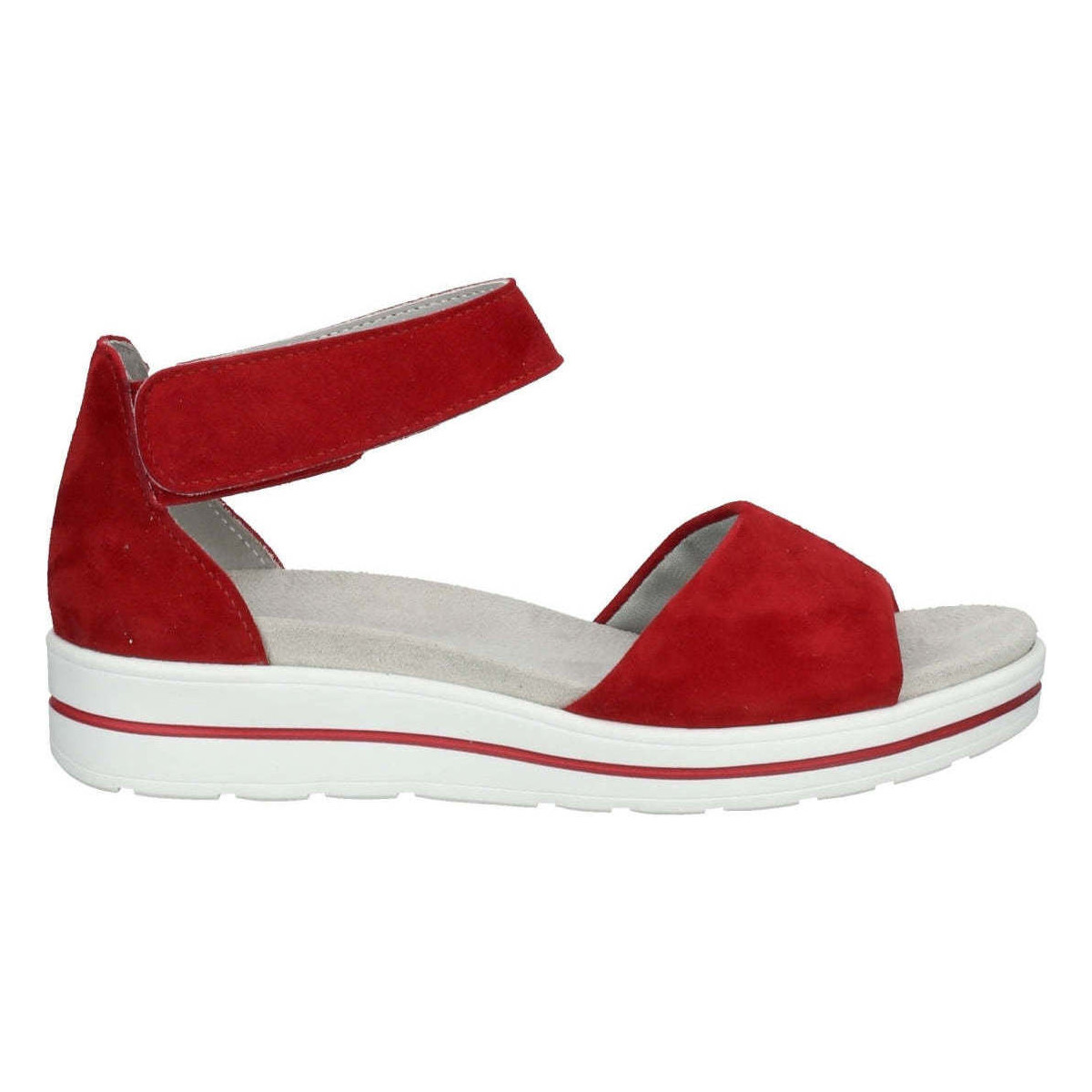 Chaussures Femme Sandales sport Bama rot casual open sandals Rouge