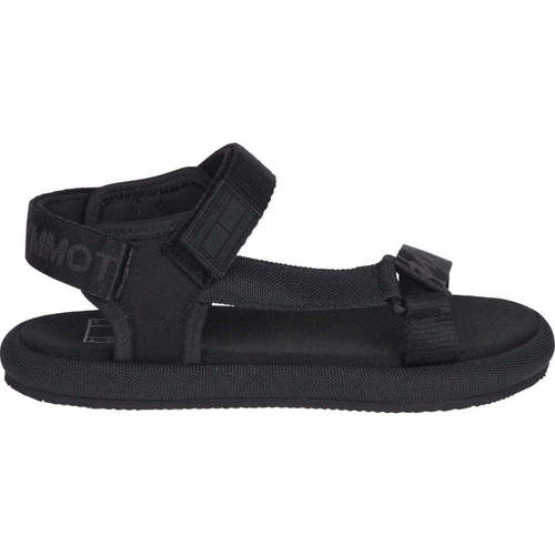 Chaussures Femme Sandales sport Tommy Jeans essential sporty sandal Noir