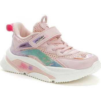 Chaussures Fille Baskets basses Crosby pink casual closed shoes Rose
