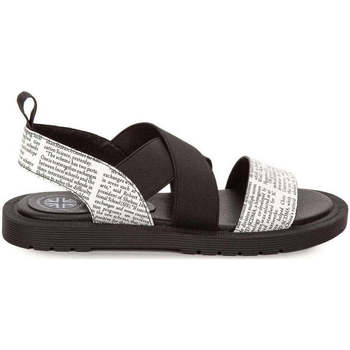 Chaussures Fille Sandales sport Betsy white casual open sandals Noir