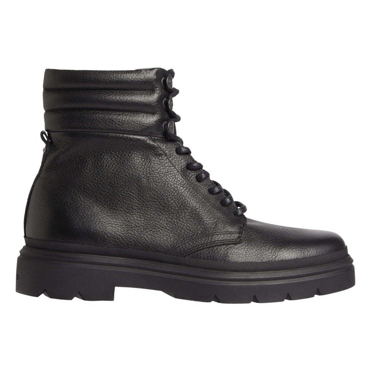 Chaussures Homme Boots Calvin Klein Jeans combat boot pb lth Noir