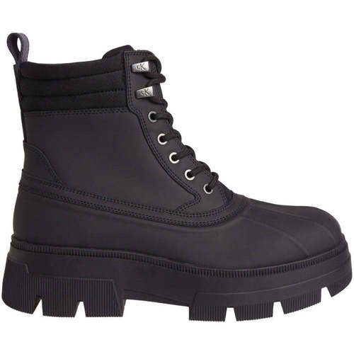 Calvin Klein Jeans chunky combat chelsea duck booties Noir - Chaussures  Boot Homme 209,84 €