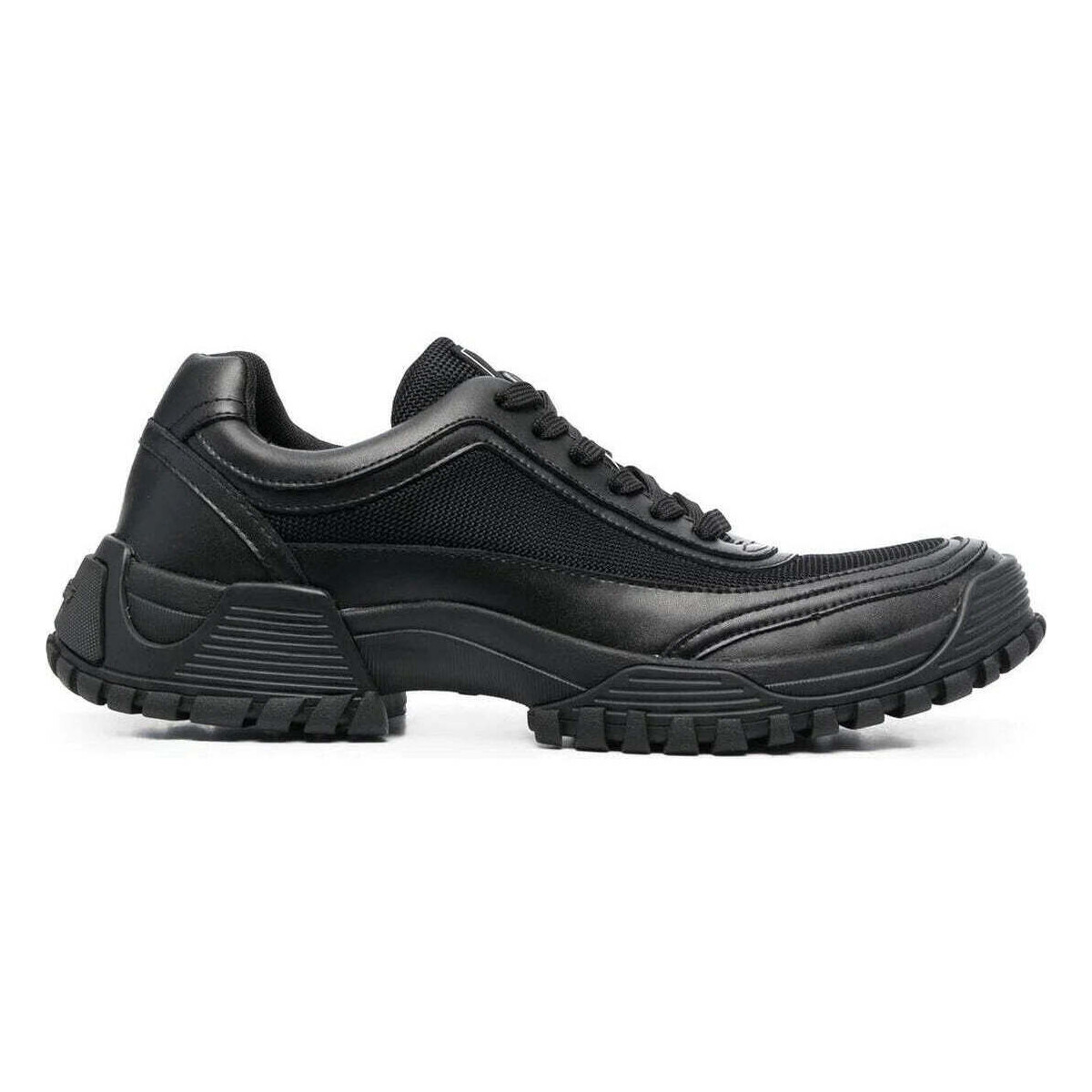 Chaussures Homme Baskets basses Emporio Armani black casual sneaker Noir