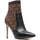 Chaussures Femme Bottines MICHAEL Michael Kors rue stiletto bootie Noir
