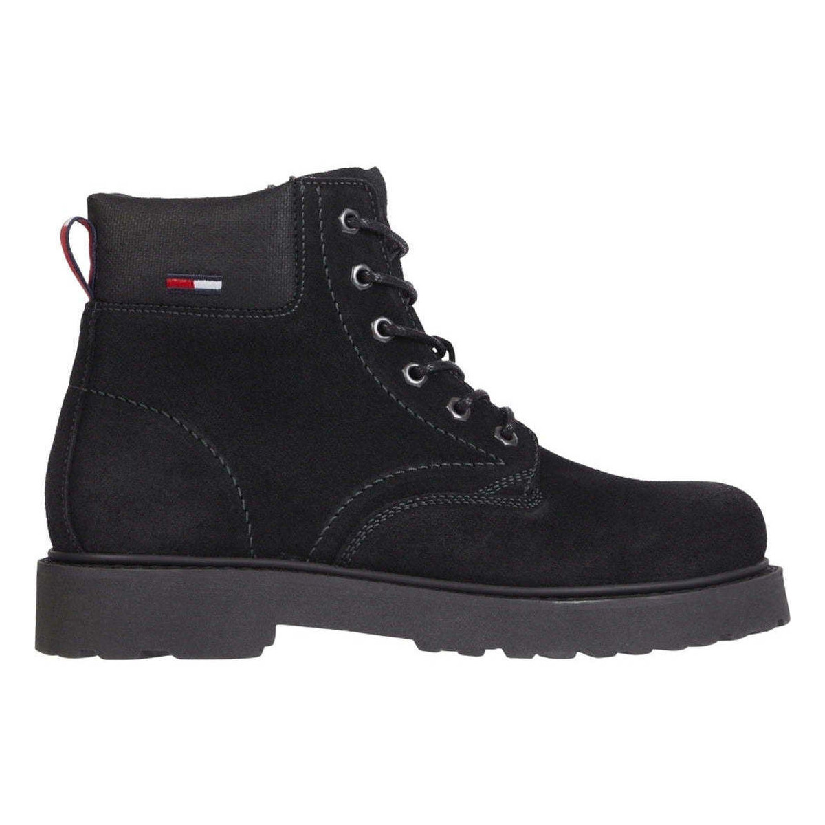 Chaussures Homme Boots Tommy Jeans bran collar booties Noir