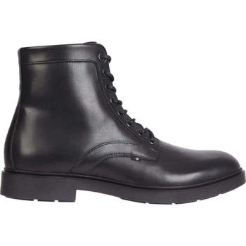 Chaussures Homme Boots Tommy Hilfiger elevated rounded lace boot Noir