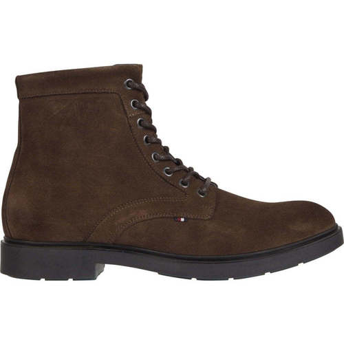 Chaussures Homme Boots Tommy Hilfiger elevated rounded lace boot Marron