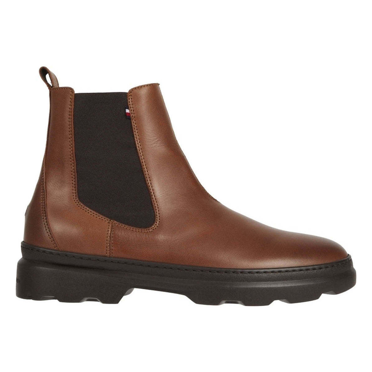 Chaussures Homme Boots Tommy Hilfiger comfort chelsea booties Marron