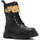 Chaussures Femme Bottines Versace Jeans Couture black gold casual closed booties Multicolore