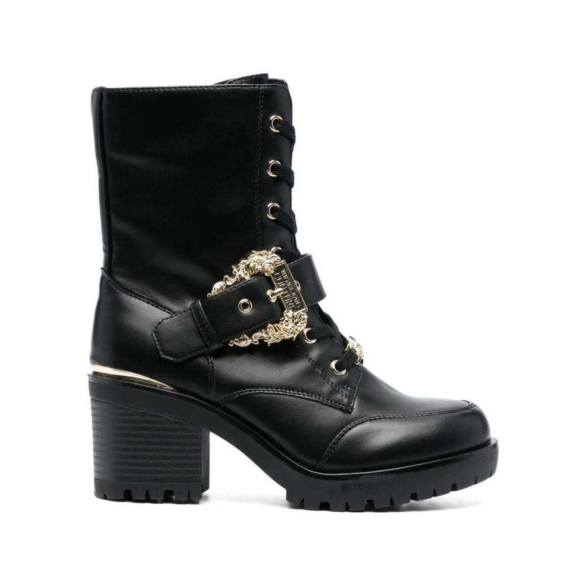 Chaussures Femme Bottines Versace Jeans Couture black casual closed booties Noir