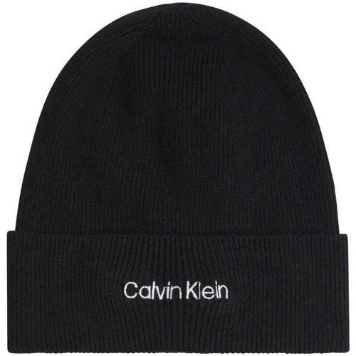 Accessoires textile Femme Bonnets Mikro-Logo Calvin Klein Jeans essential knit beanie Noir