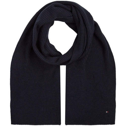 Tommy Hilfiger essential flag knit scarf Bleu - Accessoires textile echarpe  Femme 120,96 €