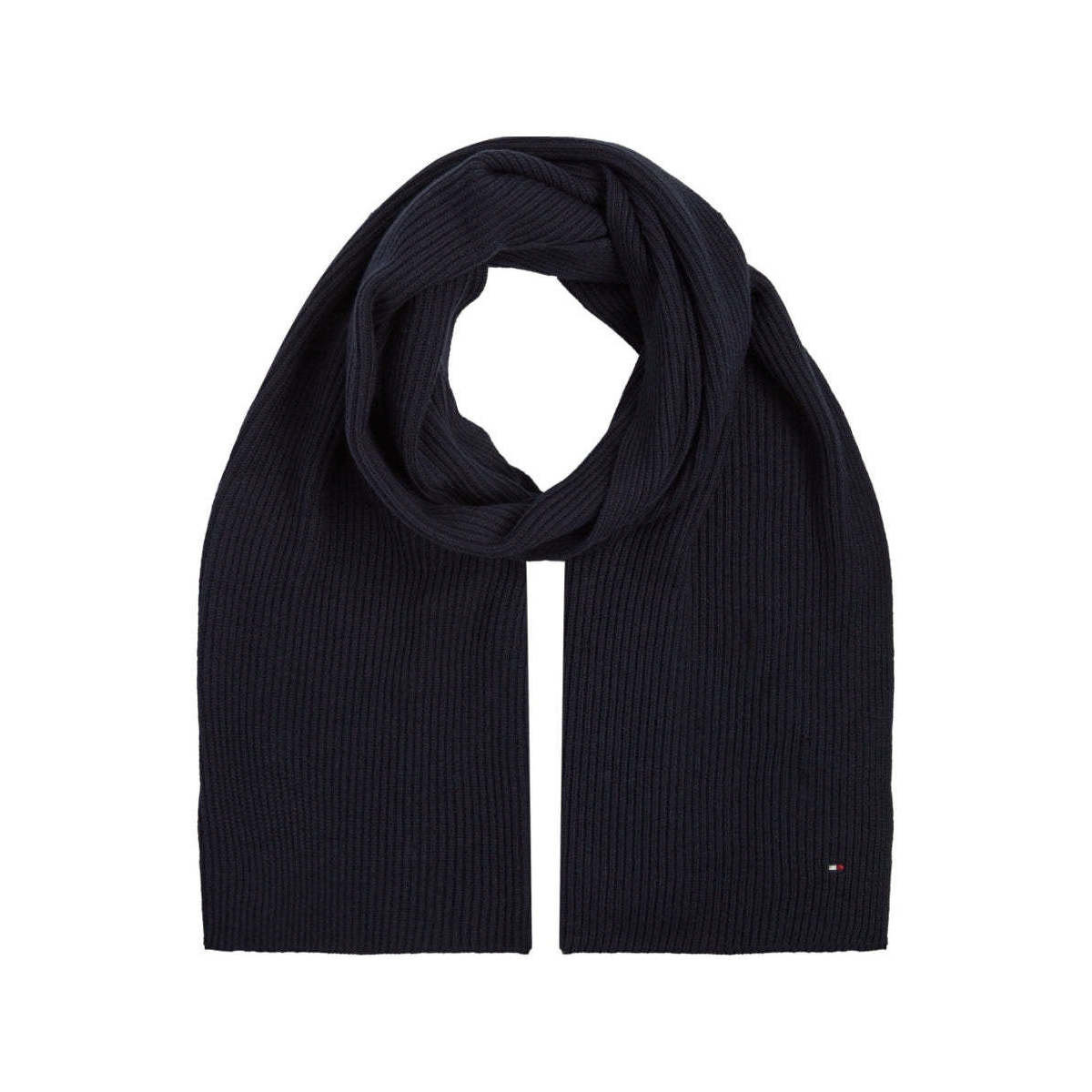 Accessoires textile Femme Echarpes / Etoles / Foulards Tommy Hilfiger essential flag knit scarf Bleu