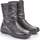 Chaussures Femme Bottines Rieker Mason Black Ankle Boots Noir