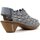 Chaussures Femme Sandales sport Rieker Azur Grey Leather Sandals Gris