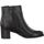 Chaussures Femme Bottines Marco Tozzi Booties Middle Heels Black Antic Noir