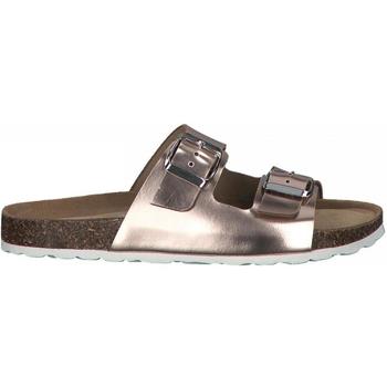 chaussons marco tozzi  rose metallic casual flat slippers 