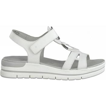 Chaussures Femme Sandales sport Marco Tozzi White Casual Flat Sandals Blanc