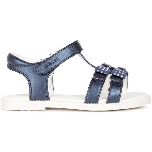 Chaussures Fille Sandales sport Geox Look dashing and beautiful wearing the cute and comfortable ® Banshee sandals Navy Bleu