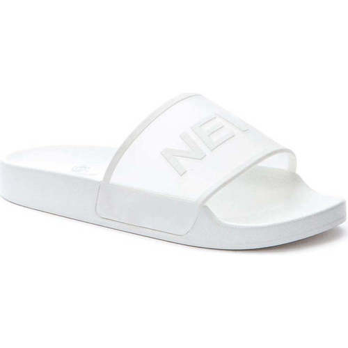 Chaussures Femme Chaussons Keddo White Casual Flat Slippers Blanc