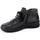 Chaussures Femme Bottines Rieker Black Casual Leather Booties Noir