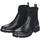 Chaussures Femme Bottines Remonte Black Casual Leather Booties Noir