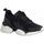 Chaussures Femme Baskets basses Tamaris Black Casual Textile Trainers Noir