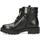 Chaussures Femme Bottines Caprice Black Casual Leather Booties Noir