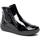 Chaussures Femme Bottines Ara Merano Black Booties Noir
