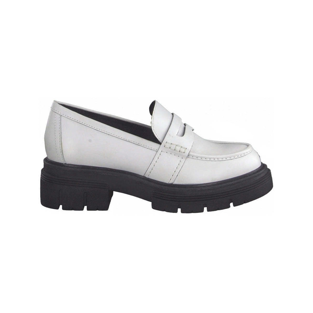 Chaussures Femme Ballerines / babies Marco Tozzi white casual closed Sapatilha shoes Blanc