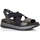 Chaussures Femme Sandales sport Remonte nero casual open sandals Noir