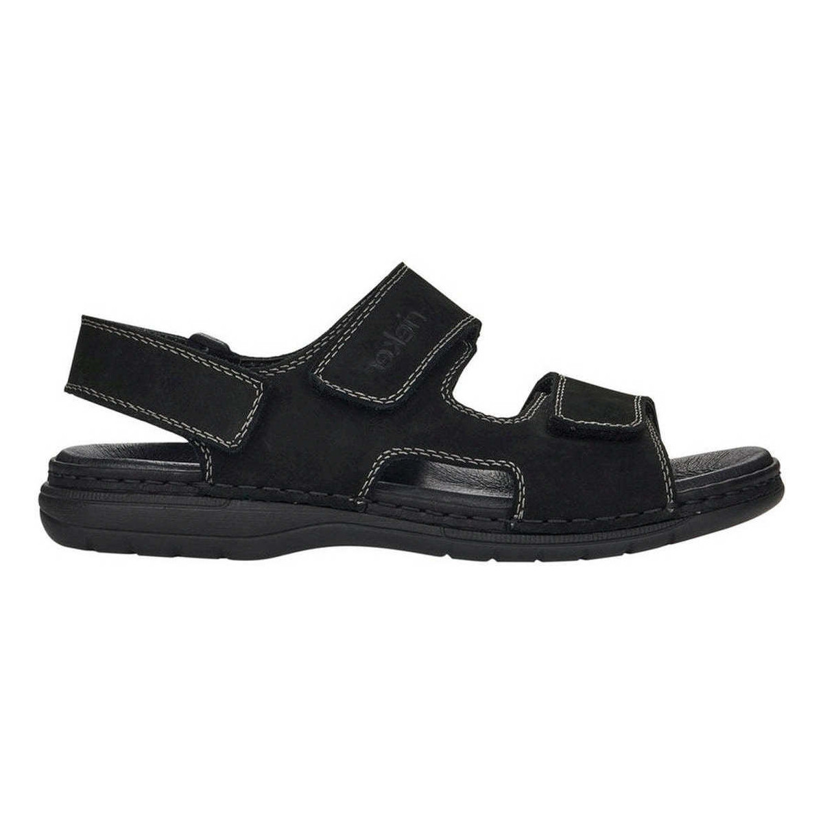 Chaussures Homme Sandales sport Rieker black casual open sandals Noir
