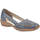 Chaussures Femme Sandales sport Rieker azur casual part-open sandals Bleu