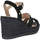 Chaussures Femme Sandales sport Geox ponza sandals Noir