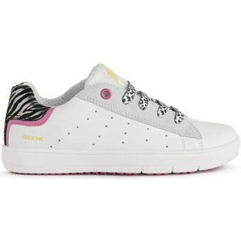 Chaussures Fille Baskets basses Geox silenex shoes Blanc