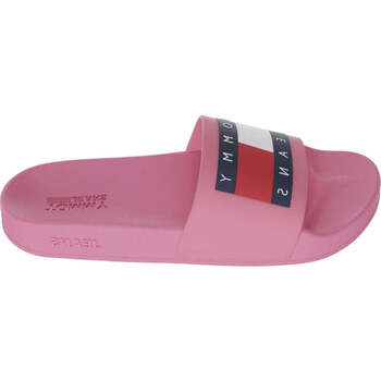 Chaussures Femme Tongs Tommy Jeans flag pool slide Rose