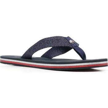 Tommy Hilfiger glitter wrap beach sandal Bleu