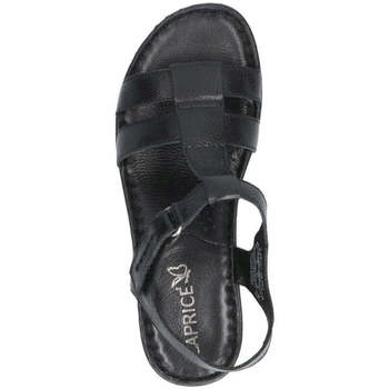 Caprice black casual open sandals Noir