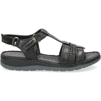 Caprice black casual open sandals Noir