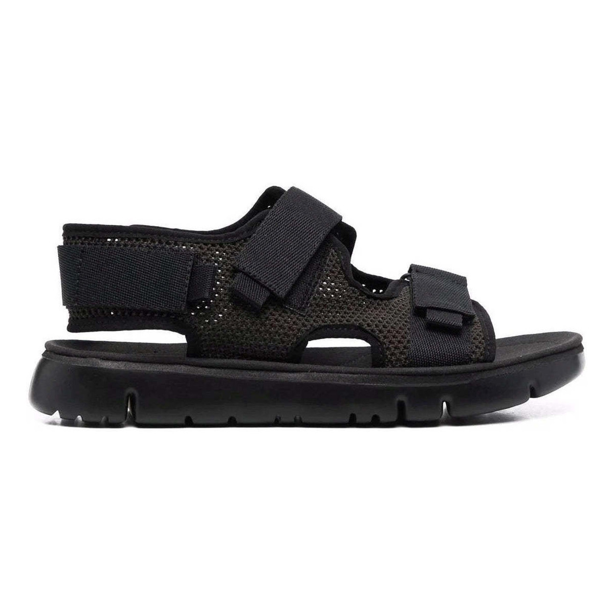 Chaussures Homme Sandales sport Camper black casual open sandals Noir