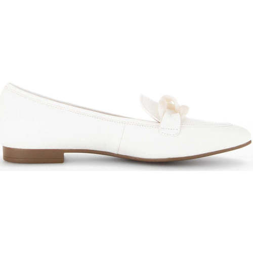 Chaussures Femme Ballerines / babies Gabor white casual closed shoes Blanc
